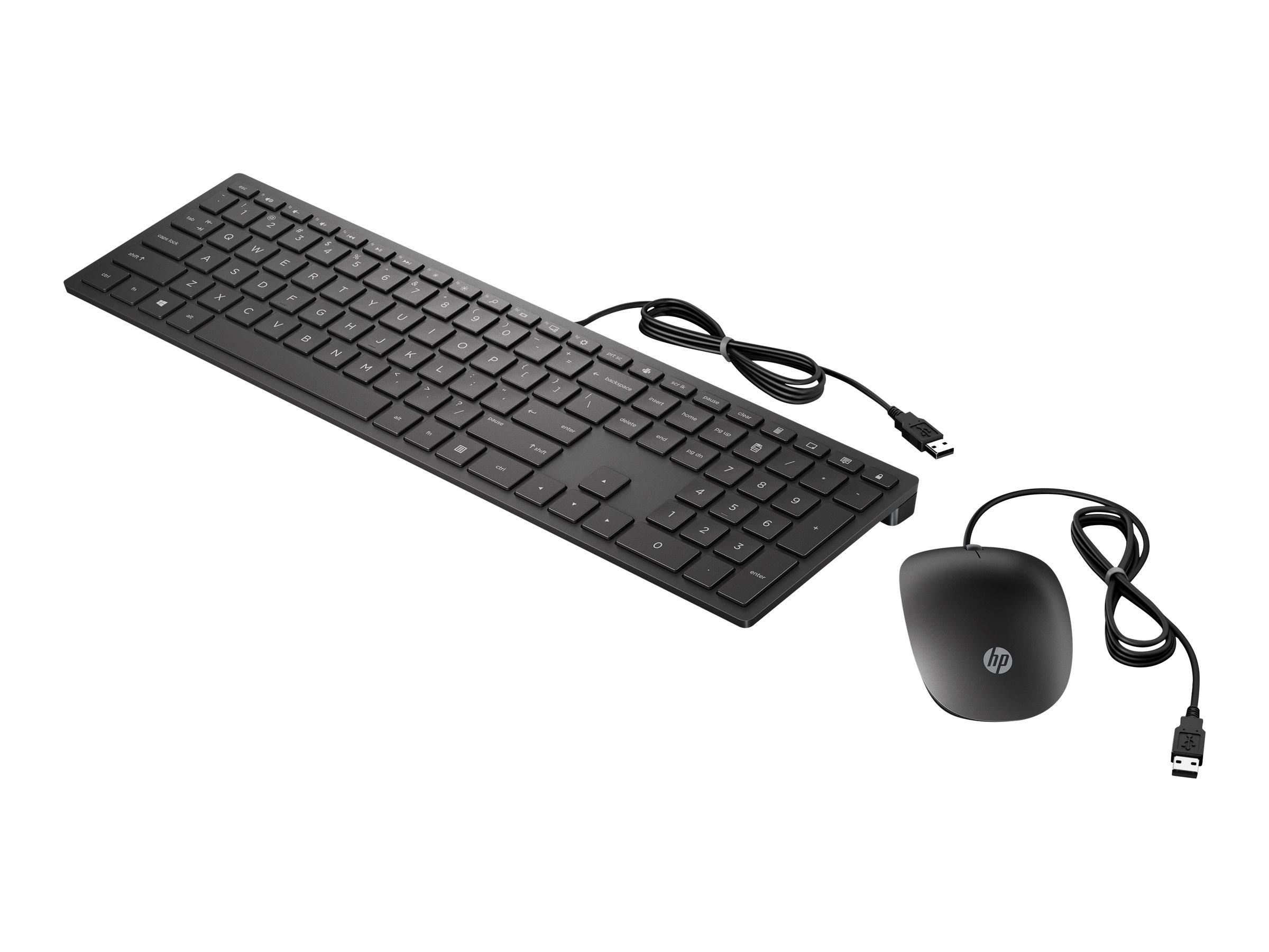 HP Pavilion 400 - Ensemble clavier et souris - USB - Belge - noir de jais - pour Pavilion 24, 27, 590, 595, TP01 - 4CE97AA#AC0 - Ensembles clavier et souris