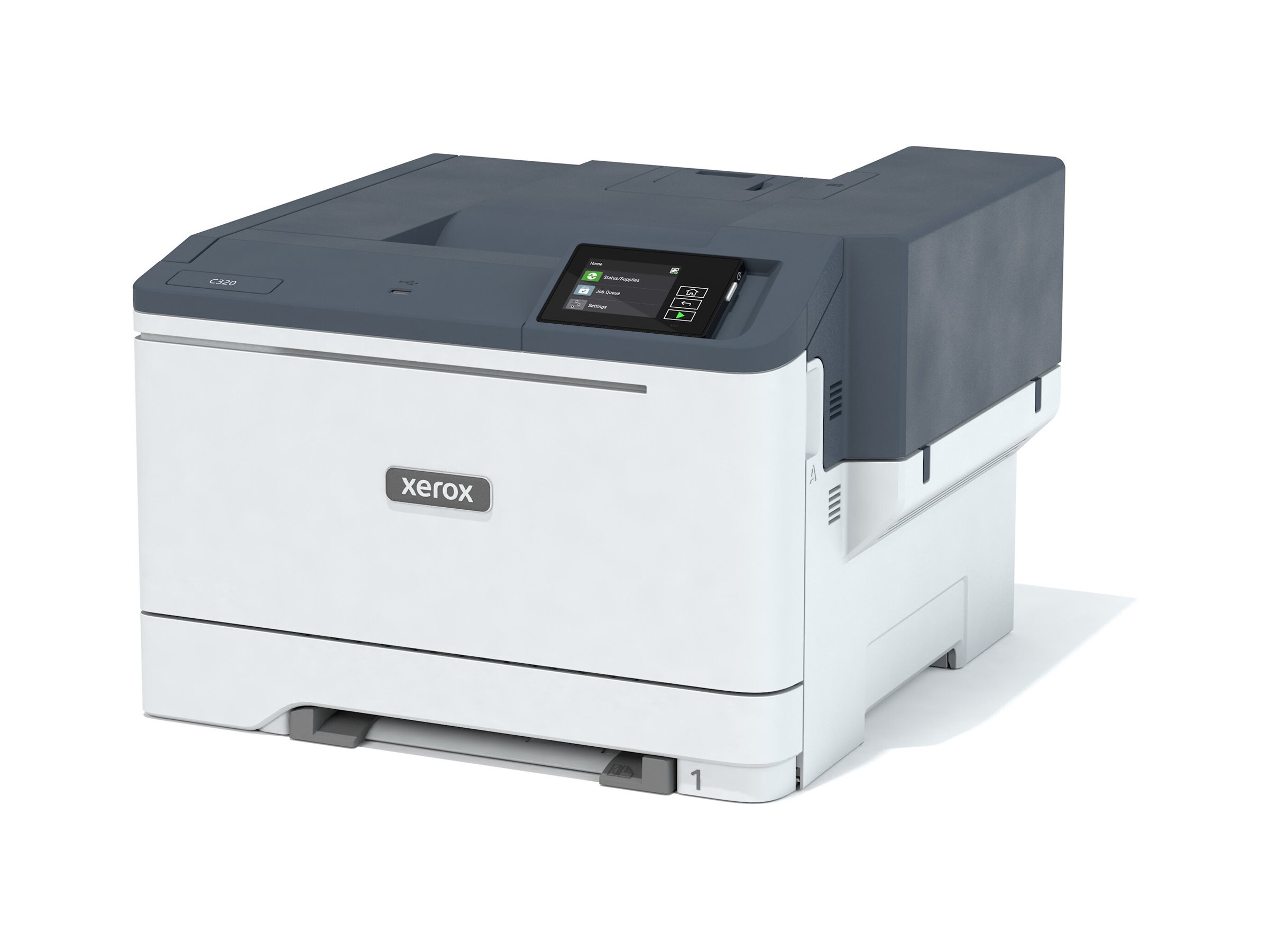 Xerox C320V/DNI - Imprimante - couleur - Recto-verso - laser - A4/Legal - 1200 x 1200 ppp - jusqu'à 33 ppm (mono)/jusqu'à 33 ppm (couleur) - capacité : 250 feuilles - Gigabit LAN, Wi-Fi(n), USB 2.0, USB - programme de retours Green World Alliance - C320V_DNI - Imprimantes laser couleur