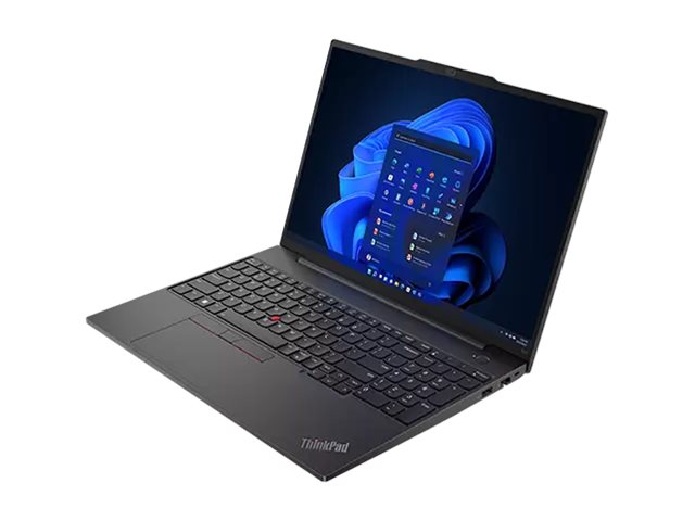 Lenovo ThinkPad E16 Gen 1 21JT - AMD Ryzen 5 - 7530U / jusqu'à 4.5 GHz - Win 11 Pro - Radeon Graphics - 16 Go RAM - 512 Go SSD TCG Opal Encryption 2, NVMe - 16" IPS 1920 x 1200 - Gigabit Ethernet - Wi-Fi 6 - noir graphite - clavier : Français - avec 1 an de support Premier Lenovo - 21JT000FFR - Ordinateurs portables