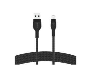 Belkin BOOST CHARGE - Câble Lightning - USB mâle pour Lightning mâle - 1 m - noir - CAA010BT1MBK - Câbles spéciaux