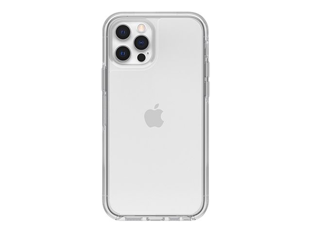 OtterBox Symmetry Series - Coque de protection pour téléphone portable - polycarbonate, caoutchouc synthétique - clair - pour Apple iPhone 12, 12 Pro - 77-65422 - Coques et étuis pour téléphone portable