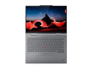 Lenovo ThinkPad X1 2-in-1 Gen 9 21KE - Conception inclinable - Intel Core Ultra 7 - 155U / jusqu'à 4.8 GHz - Evo - Win 11 Pro - Intel Graphics - 16 Go RAM - 512 Go SSD TCG Opal Encryption 2, NVMe, Performance - 14" IPS écran tactile 1920 x 1200 - NFC, Wi-Fi 6E, Bluetooth - 4G LTE - gris - clavier : Français - avec 3 ans de support Lenovo Premier - 21KE0061FR - Ordinateurs portables