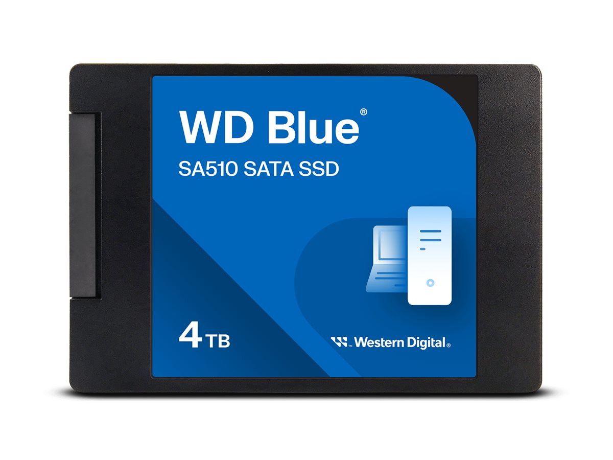 WD Blue SA510 WDS400T3B0A-00C7K0 - SSD - 4 To - interne - 2.5" - SATA 6Gb/s - WDS400T3B0A-00C7K0 - Disques durs pour ordinateur portable