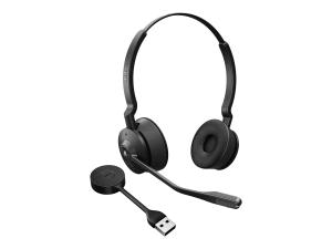 Jabra Engage 55 Stereo - Micro-casque - sur-oreille - DECT - sans fil - Certifié pour Microsoft Teams - 9559-450-111 - Écouteurs