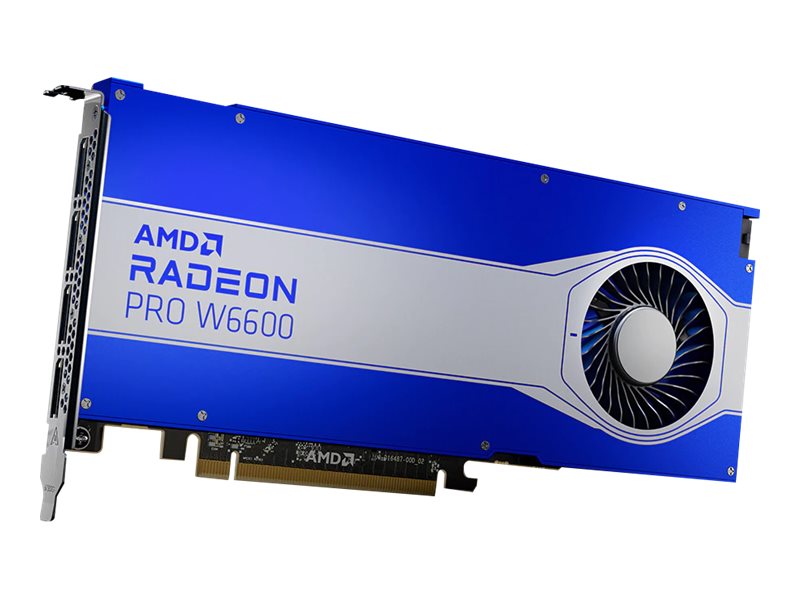AMD Radeon Pro W6600 - Carte graphique - Radeon Pro W6600 - 8 Go GDDR6 - PCIe 4.0 x8 - 4 x DisplayPort - 100-506159 - Adaptateurs vidéo grand public