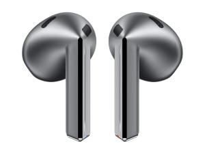 Samsung Galaxy Buds3 - Écouteurs sans fil avec micro - intra-auriculaire - Bluetooth - Suppresseur de bruit actif - argent - SM-R530NZAAXEF - Écouteurs