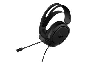 ASUS TUF Gaming H1 - Micro-casque - circum-aural - filaire - jack 3,5mm - noir - 90YH03A2-B1UA00 - Écouteurs