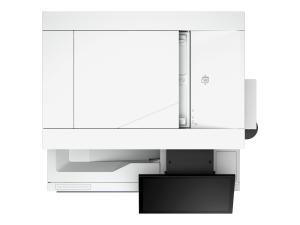 HP LaserJet Enterprise Flow MFP 5800zf - Imprimante multifonctions - couleur - laser - Legal (216 x 356 mm) (original) - A4/Legal (support) - jusqu'à 43 ppm (copie) - jusqu'à 43 ppm (impression) - 650 feuilles - 33.6 Kbits/s - Gigabit LAN, hôte USB 2.0, USB 3.0, hôte USB 3.0 - 58R10A#B19 - Imprimantes multifonctions