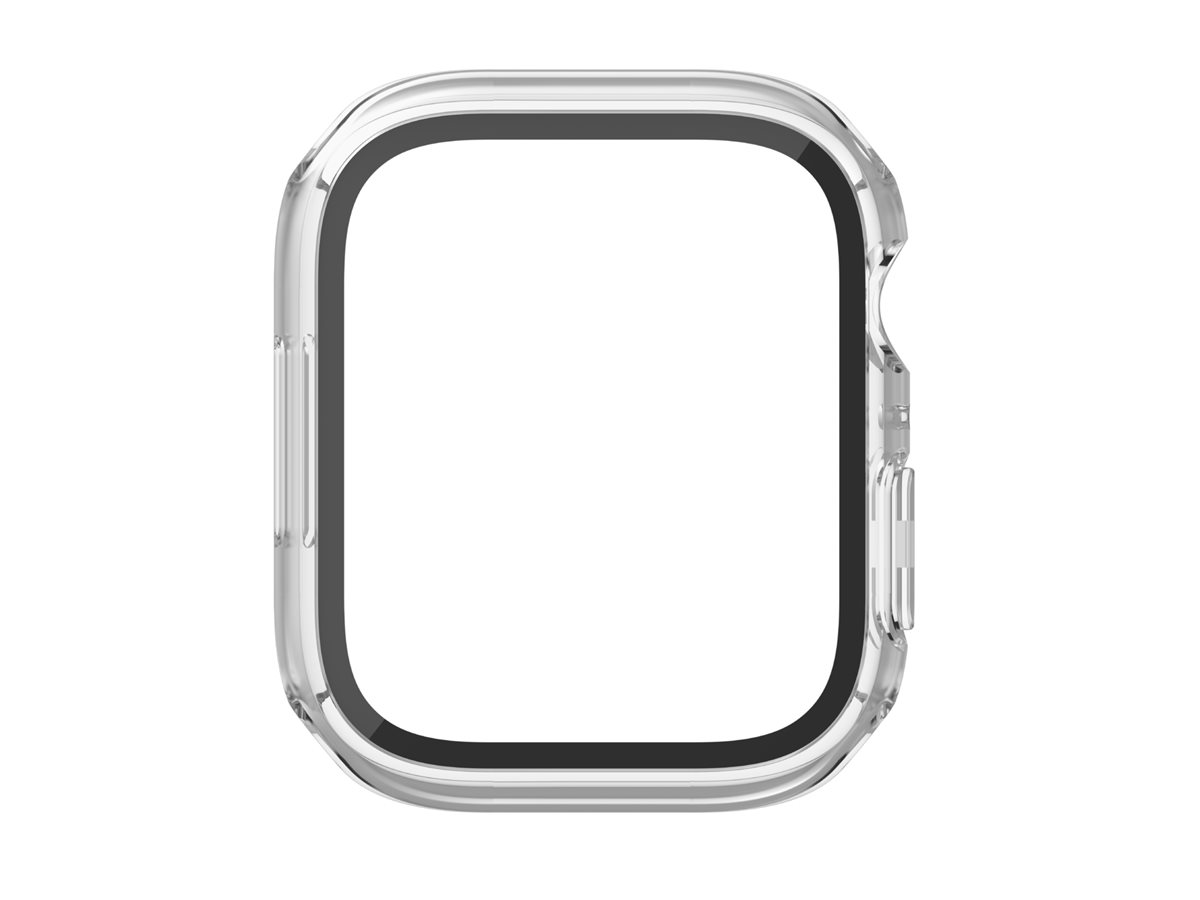 Belkin SCREENFORCE - Coque de protection pour montre intelligente - courbe tempérée, 2 en 1 - polycarbonate, verre trempé - clair - OVG004ZZCL-REV - Sacs multi-usages