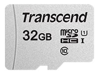 Transcend 300S - Carte mémoire flash - 32 Go - UHS-I U1 / Class10 - micro SDHC - TS32GUSD300S - Cartes flash