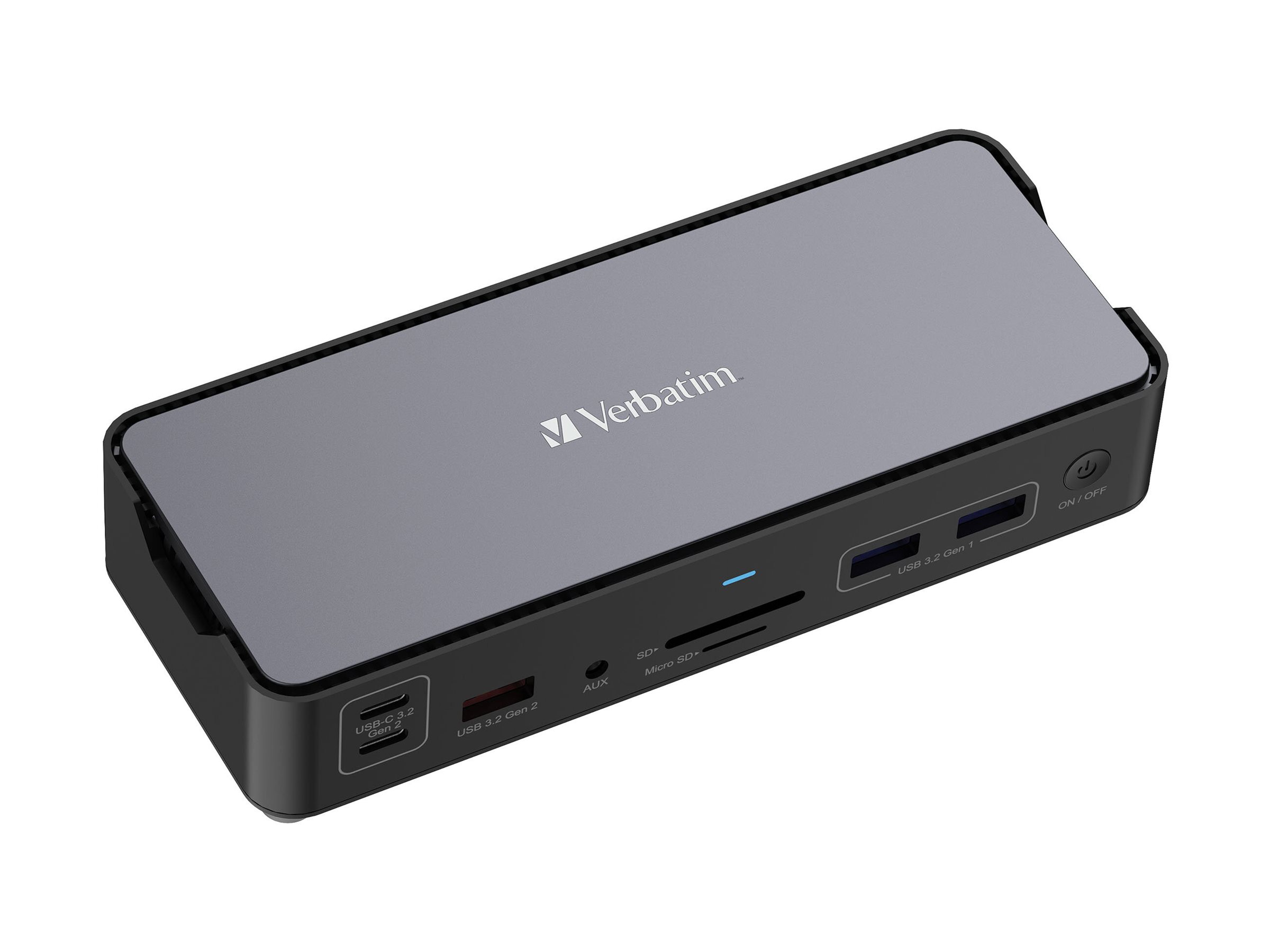 Verbatim Pro - Station d'accueil - USB-C - 2 x HDMI, DP - 1GbE - 100 Watt - 32171 - Stations d'accueil pour ordinateur portable