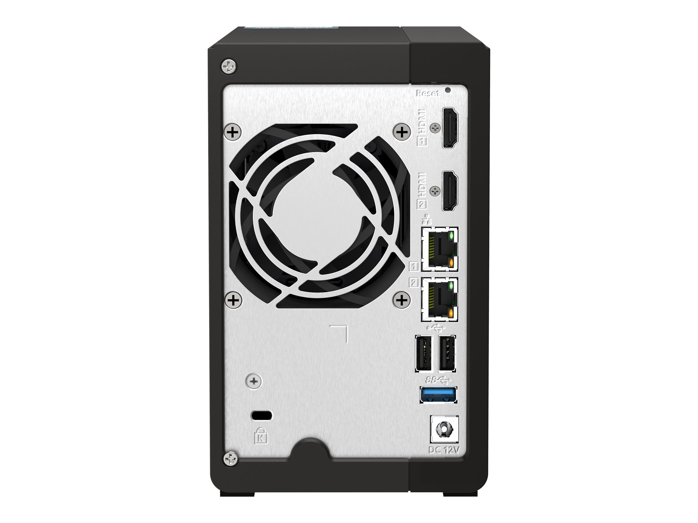 QNAP TS-253E - Serveur NAS - 2 Baies - SATA 6Gb/s - RAID RAID 0, 1, 5, 6, 10, 50, JBOD, 60 - RAM 8 Go - 2.5 Gigabit Ethernet - iSCSI support - TS-253E-8G - NAS