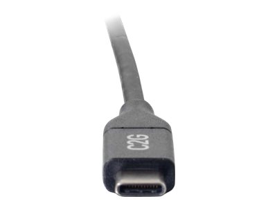 C2G 1.8m (6ft) USB C Cable - USB 2.0 (5A) - M/M USB Type C Cable - Black - Câble USB - 24 pin USB-C (M) pour 24 pin USB-C (M) - USB 2.0 - 5 A - 1.8 m - noir - 88828 - Câbles USB