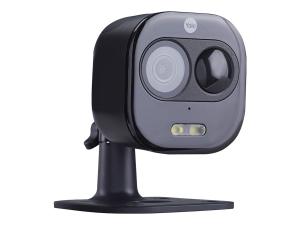 Yale Front Door - Light & Siren - Caméra de surveillance réseau - extérieur, intérieur - résistant aux intempéries - couleur (Jour et nuit) - 1080p - audio - sans fil - Wi-Fi - USB - SV-DAFX-B_EU - Caméras de sécurité