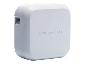 Brother P-Touch Cube Plus PT-P710BTH - Imprimante d'étiquettes - transfert thermique - Rouleau (2,4 cm) - 180 x 360 dpi - jusqu'à 20 mm/sec - USB 2.0, Bluetooth 2.1 EDR - outil de coupe - PTP710BTHZ1 - Imprimantes thermiques