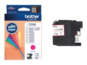 Brother LC223M - Magenta - original - cartouche d'encre - pour Brother DCP-J4120, J562, MFC-J4625, J480, J5320, J680, J880; Business Smart MFC-J4420 - LC223M - Cartouches d'imprimante