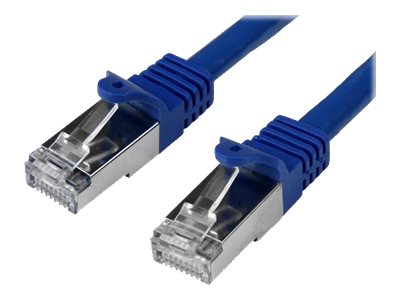 StarTech.com Câble réseau Cat6 blindé SFTP sans crochet de 50 cm - Cordon Ethernet RJ45 anti-accroc - Câble patch M/M - Gris - Cordon de raccordement - RJ-45 (M) pour RJ-45 (M) - 50 cm - SFTP - CAT 6 - moulé, sans crochet - bleu - N6SPAT50CMBL - Câbles à paire torsadée