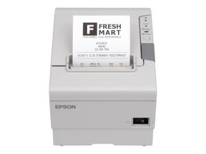 Epson TM T88V - Imprimante de reçus - thermique en ligne - Rouleau (8 cm) - jusqu'à 300 mm/sec - USB - outil de coupe - blanc - C31CA85031 - Imprimantes thermiques
