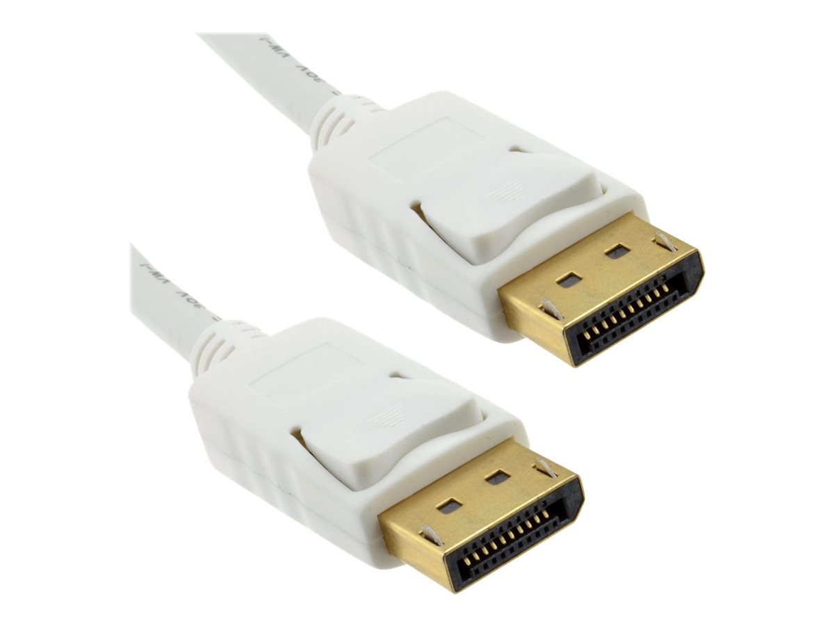 DLH - Câble DisplayPort - DisplayPort (M) pour DisplayPort (M) - DisplayPort 1.2 - 2 m - blanc - DY-TU3571W - Câbles vidéo
