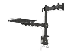 Neomounts FPMA-D960NOTEBOOK - Kit de montage - pleine action - pour écran LCD / ordinateur portable - noir - Taille d'écran : 10"-27" - pinces montables, montrable sur bureau - FPMA-D960NOTEBOOK - Accessoires pour ordinateur portable et tablette