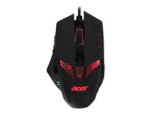 Acer Nitro Mouse (NMW120) - Souris - optique - 8 boutons - filaire - USB - noir - GP.MCE11.01R - Souris