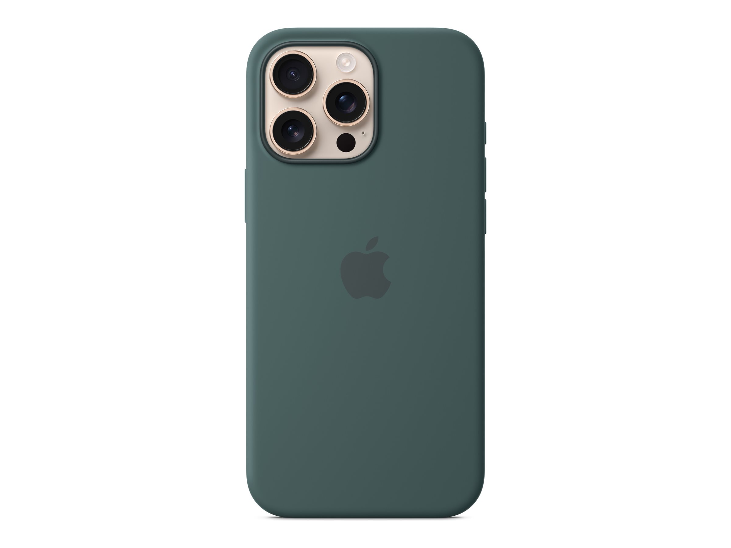 Apple - Coque de protection pour téléphone portable - compatibilité avec MagSafe - silicone - vert lac - pour iPhone 16 Pro Max - MA7V4ZM/A - Coques et étuis pour téléphone portable