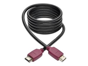 Eaton Tripp Lite Series 6ft Premium Hi-Speed HDMI Cable w Grip Connectors 4Kx2K@60Hz 6' - Câble HDMI avec Ethernet - HDMI mâle pour HDMI mâle - 1.83 m - blindé - noir - moulé - P569-006-CERT - Accessoires pour systèmes audio domestiques