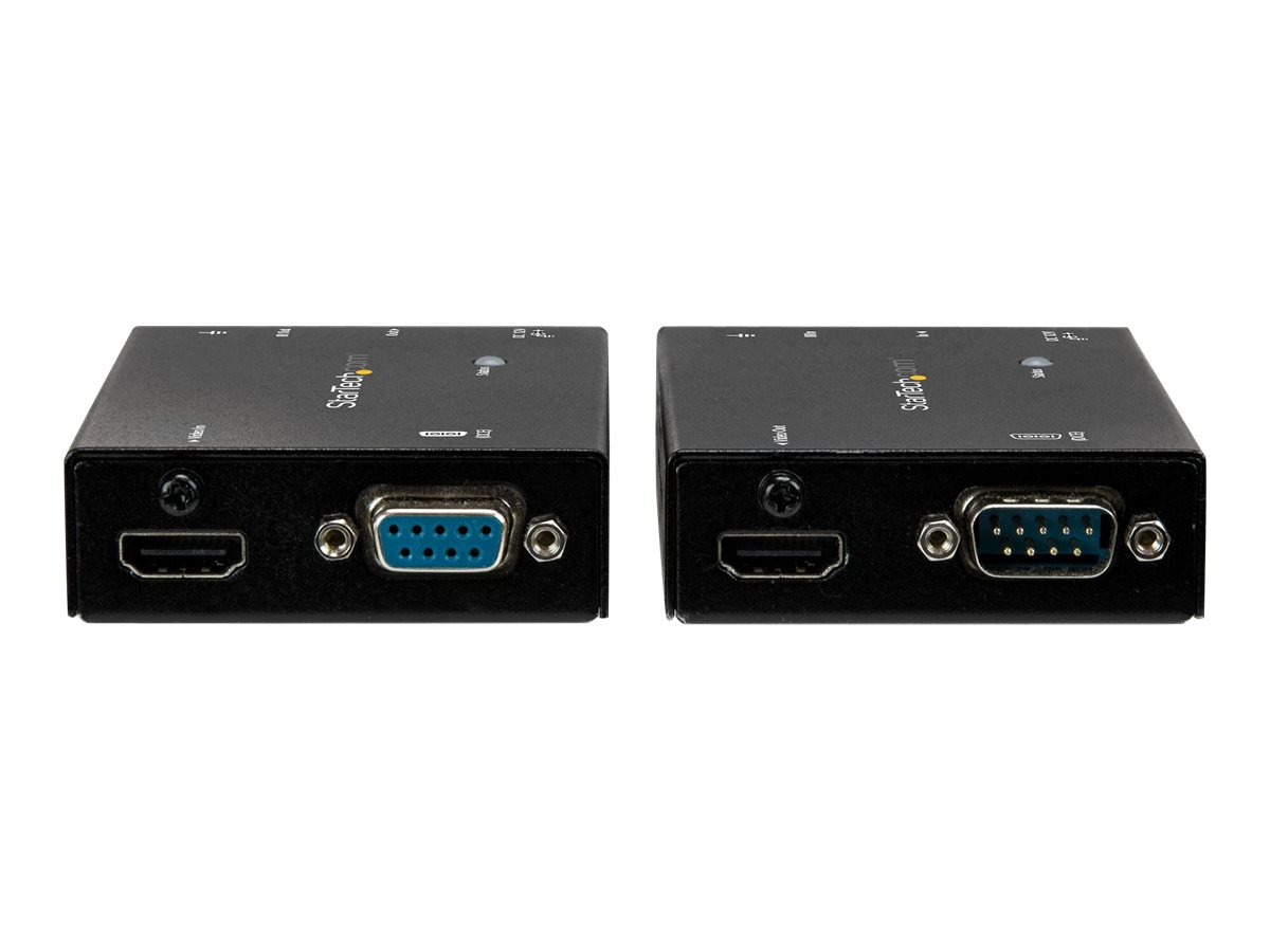 StarTech.com Extender HDMI - 70 m - HDMI via RJ45 - Extendeur HDBase-T - IR - Série RS232 - Prolongateur HDMI via Ethernet - Cat5/Cat6 - Rallonge vidéo/audio/infrarouge/série/réseau - plus de CAT 5e/6 - 10Base-T - jusqu'à 100 m - pour P/N: SVA12M2NEUA, SVA12M5NA - ST121HDBTL - Prolongateurs de signal