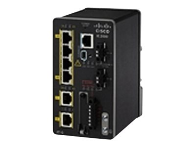 Cisco Industrial Ethernet 2000 Series - Commutateur - Géré - 4 x 10/100 + 2 x Gigabit SFP - Montage sur rail DIN - IE-2000-4TS-G-B - Concentrateurs et commutateurs 10/100