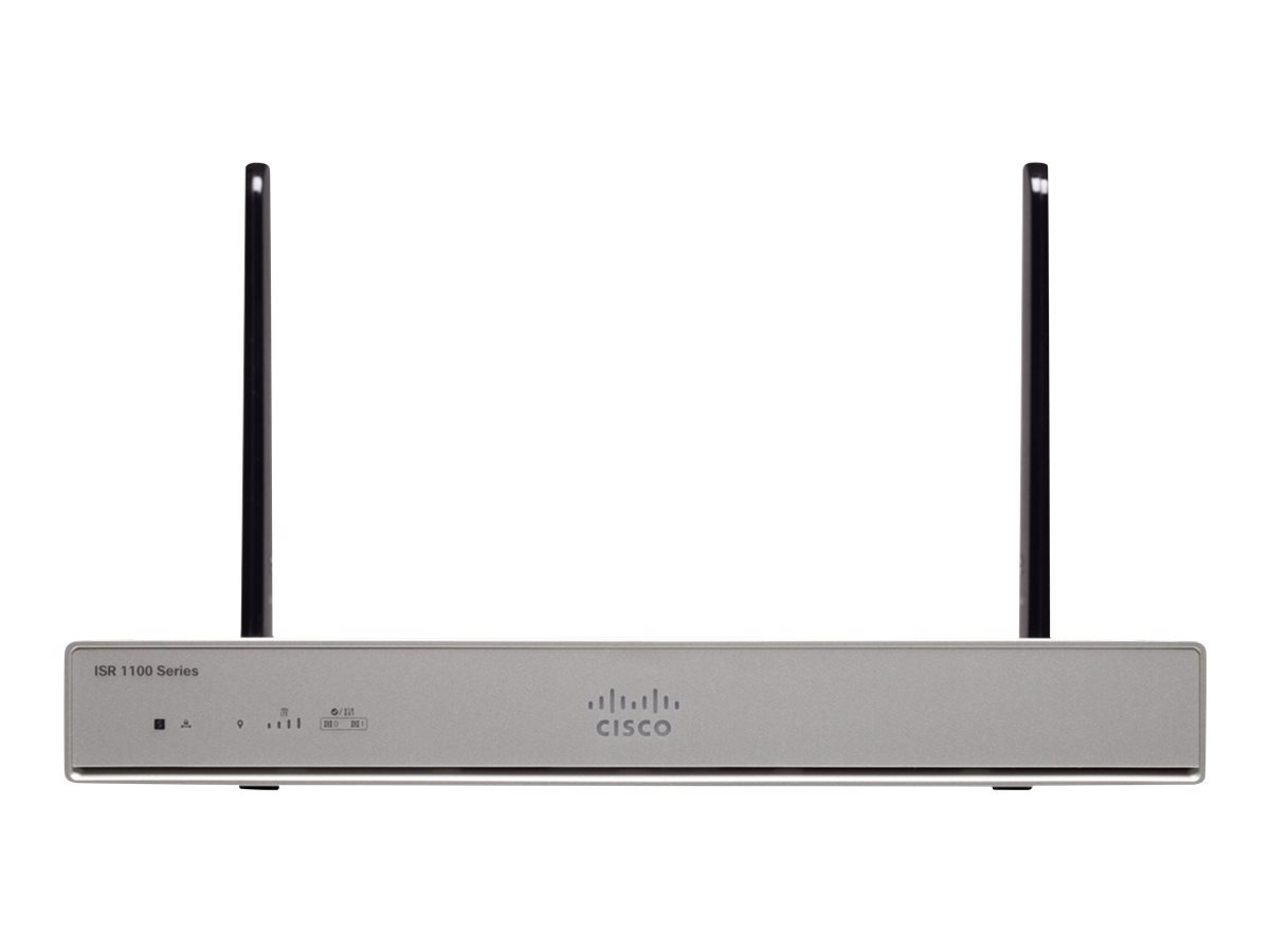 Cisco Integrated Services Router 1111 - Routeur - WWAN commutateur 8 ports - 1GbE - ports WAN : 2 - Wi-Fi 5 - C1111-8PLTEEA - Passerelles et routeurs d'entreprise