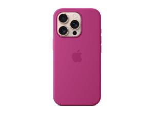 Apple - Coque de protection pour téléphone portable - compatibilité avec MagSafe - silicone - Fuchsia - pour iPhone 16 Pro - MYYN3ZM/A - Coques et étuis pour téléphone portable