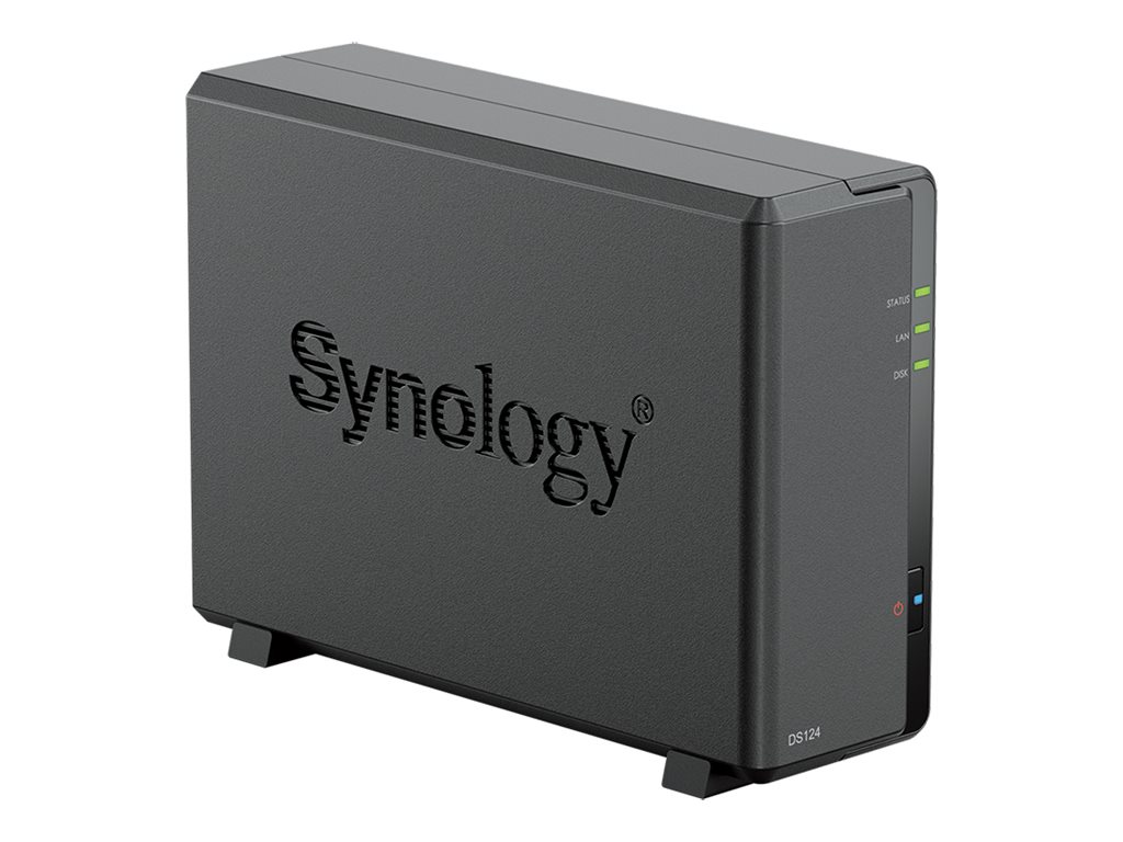 Synology Disk Station DS124 - Serveur NAS - RAM 1 Go - Gigabit Ethernet - iSCSI support - DS124 - NAS