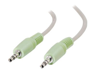 C2G - Câble audio - mini-phone stereo 3.5 mm mâle pour mini-phone stereo 3.5 mm mâle - 10 m - blindé - 80112 - Accessoires pour systèmes audio domestiques