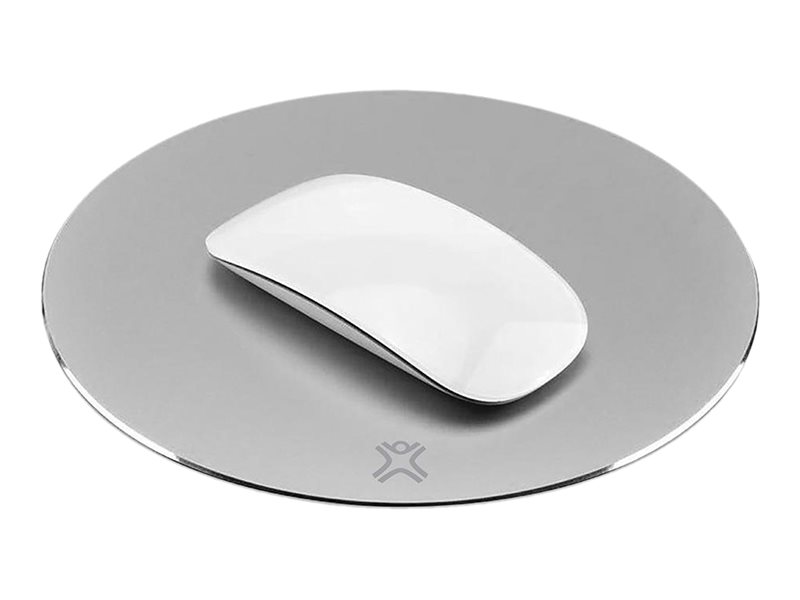 XtremeMac - Tapis de souris - Rond - argent - XM-MPR-SLV - Accessoires pour clavier et souris