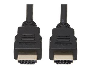 Eaton Tripp Lite Series High-Speed HDMI to HDMI Cable, Digital Video with Audio, UHD 4K, Black, 6 ft. (1.83 m) - Câble HDMI - HDMI mâle pour HDMI mâle - 1.8 m - double blindage - noir - support 4K - P568-006 - Accessoires pour systèmes audio domestiques