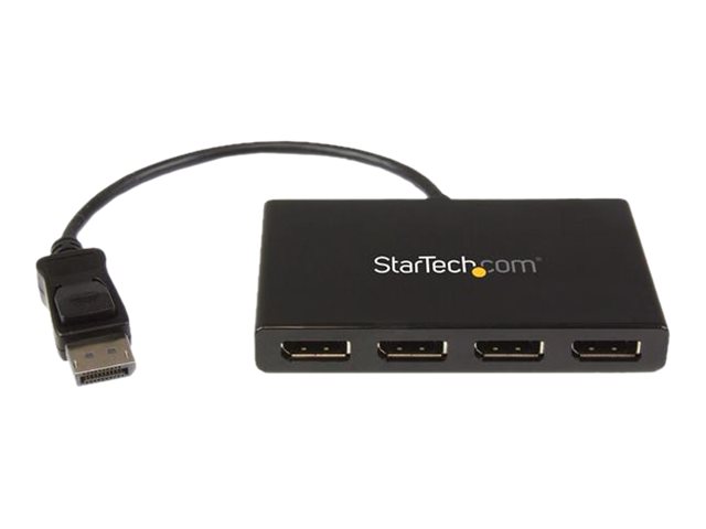 StarTech.com Splitter multi-écrans DisplayPort vers 4x DisplayPort - Hub MST à 4 ports - Répartiteur DP 1.2 vers 4x DP - Répartiteur video - 4 x DisplayPort - de bureau - pour P/N: SV231DPU34K, SVA5N3NEUA - MSTDP124DP - Commutateurs KVM