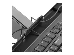 Neomounts DS90-325BL1 - Kit de montage (bras à mouvement libre) - poste de travail assis-debout - pour écran LCD/équipement PC - acier - noir - Taille d'écran : 17"-32" - pinces montables, oeillet, montrable sur bureau - DS90-325BL1 - Accessoires pour écran