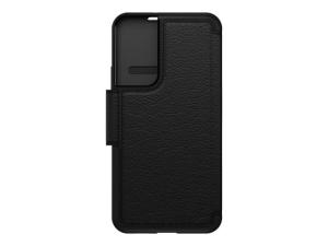 OtterBox Strada - Étui à rabat pour téléphone portable - cuir véritable, polycarbonate - noir ombré - pour Samsung Galaxy S22+ - 77-86492 - Coques et étuis pour téléphone portable