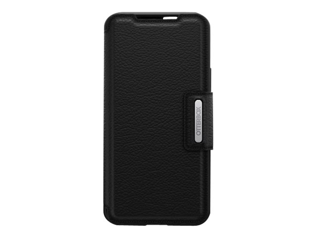 OtterBox Strada - Étui à rabat pour téléphone portable - cuir véritable, polycarbonate - noir ombré - pour Samsung Galaxy S22 - 77-86491 - Coques et étuis pour téléphone portable