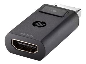 HP DisplayPort to HDMI Adapter - Adaptateur vidéo - DisplayPort mâle pour HDMI femelle - pour Portable 14 G2, 14u G4, 15 G2, 15u G2, 15u G4, 17 G3, 8770; ProBook 64X G4, 650 G4, 650 G5 - F3W43AA - Accessoires pour téléviseurs