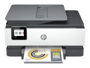 HP Officejet Pro 8022e All-in-One - Imprimante multifonctions - couleur - jet d'encre - Legal (216 x 356 mm) (original) - A4/Legal (support) - jusqu'à 13 ppm (copie) - jusqu'à 20 ppm (impression) - 225 feuilles - 33.6 Kbits/s - USB 2.0, LAN, Wi-Fi(n) - Compatibilité HP Instant Ink - 229W7B#629 - Imprimantes multifonctions