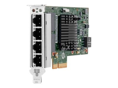 HPE 366T - Adaptateur réseau - PCIe 2.1 x4 profil bas - Gigabit Ethernet x 4 - pour Edgeline e920; ProLiant DL360 Gen10 - 811546-B21 - Adaptateurs réseau filaires