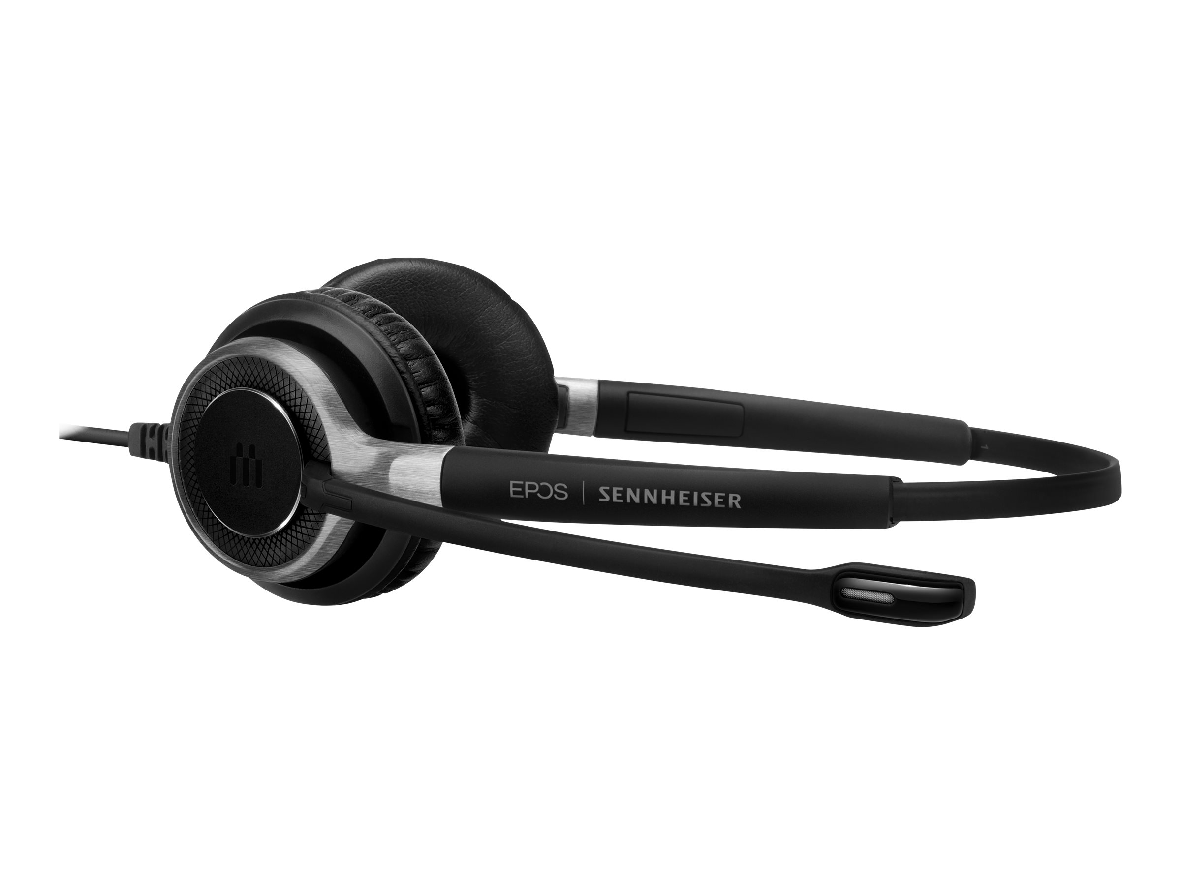 EPOS IMPACT SC 660 - Micro-casque - sur-oreille - filaire - Easy Disconnect - noir et argent - 1000555 - Écouteurs
