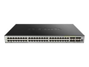 D-Link DGS 3630-52TC - Commutateur - C3 - Géré - 44 x 10/100/1000 + 4 x SFP Gigabit combiné + 4 x 10 Gigabit SFP+ - Montable sur rack - DGS-3630-52TC/SI - Concentrateurs et commutateurs montables sur rack