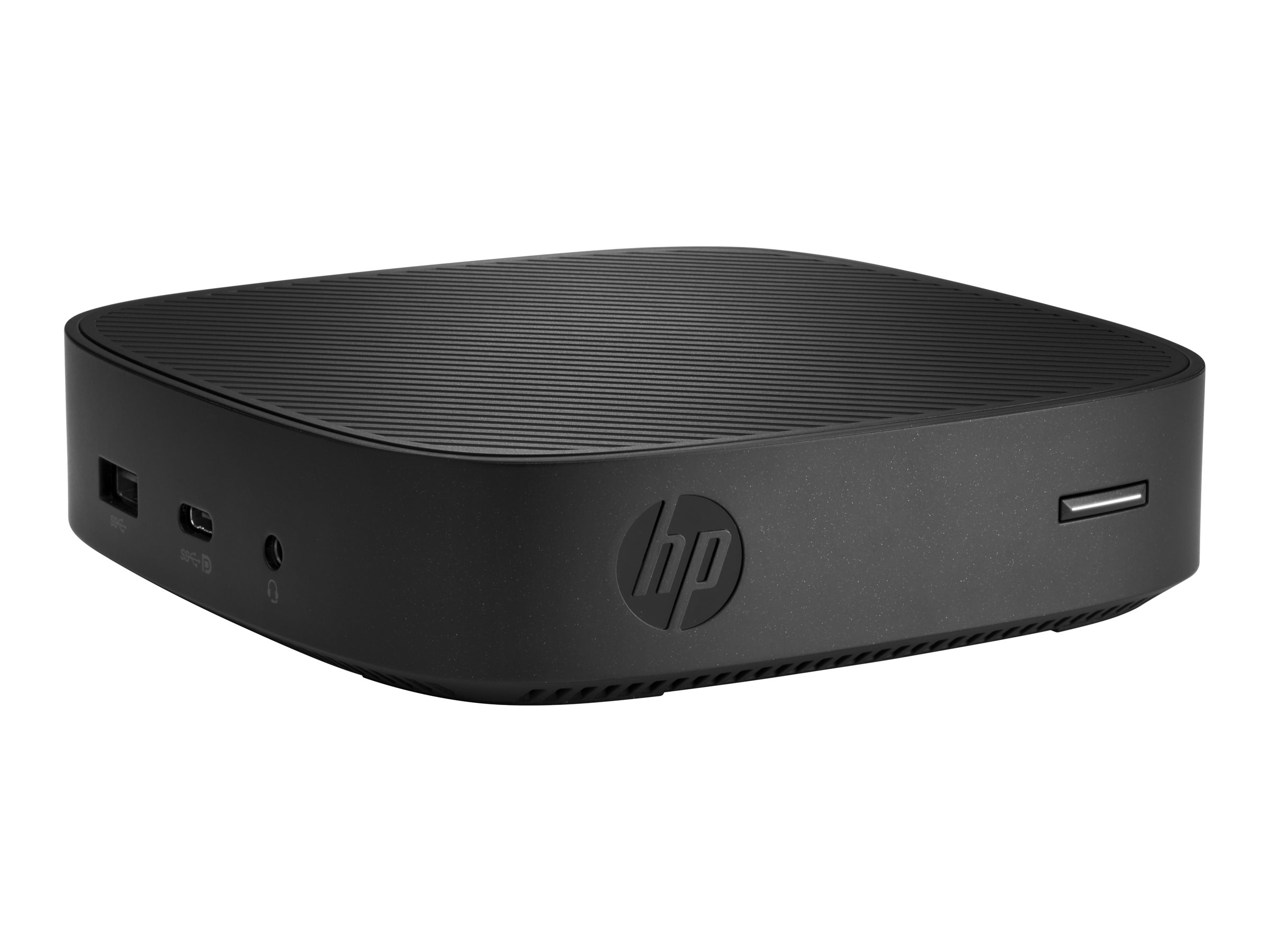 HP t430 - Client léger - MBF - 1 x Celeron N4020 / jusqu'à 2.8 GHz - RAM 4 Go - flash - eMMC 32 Go - UHD Graphics 600 - Gigabit Ethernet - Win 10 IoT Enterprise 2019 LTSC - moniteur : aucun - clavier : Français - 24N04AA#ABF - Clients légers