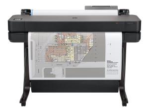 HP DesignJet T630 - 2025 Edition - 36" imprimante grand format - couleur - jet d'encre - Rouleau A1 (61,0 cm x 45,7 m), A1, ANSI D - 2 400 x 1 200 ppp - jusqu'à 0.5 min/page (mono) / jusqu'à 0.5 min/page (couleur) - USB 2.0, Gigabit LAN, Wi-Fi(n) - outil de coupe - 5HB11D#B19 - Imprimantes jet d'encre