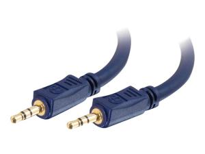 C2G Velocity - Câble audio - mini-phone stereo 3.5 mm mâle pour mini-phone stereo 3.5 mm mâle - 1 m - blindé - 80295 - Accessoires pour systèmes audio domestiques