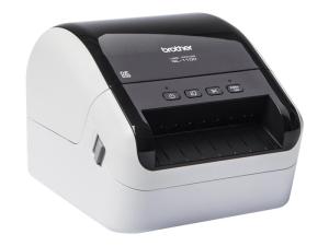 Brother QL-1100c - Imprimante d'étiquettes - thermique direct - Rouleau (10,36 cm) - 300 x 300 ppp - jusqu'à 110 mm/sec - USB 2.0 - outil de coupe - blanc, noir brillant - QL1100CUA1 - Imprimantes thermiques