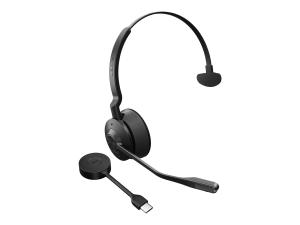 Jabra Engage 55 Mono - Micro-casque - sur-oreille - DECT - sans fil - Optimisé pour la CU - 9553-435-111 - Écouteurs