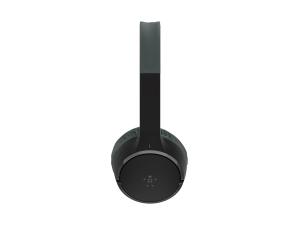 Belkin SoundForm Mini - Écouteurs avec micro - sur-oreille - Bluetooth - sans fil - jack 3,5mm - noir - AUD002BTBK - Écouteurs